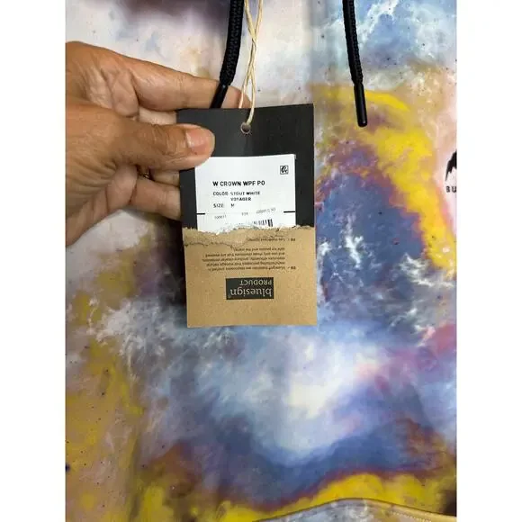 Burton Crown Weatherproof HD Hoodie multicolor (stout white voyager) size M NWT - Picture 6 of 15